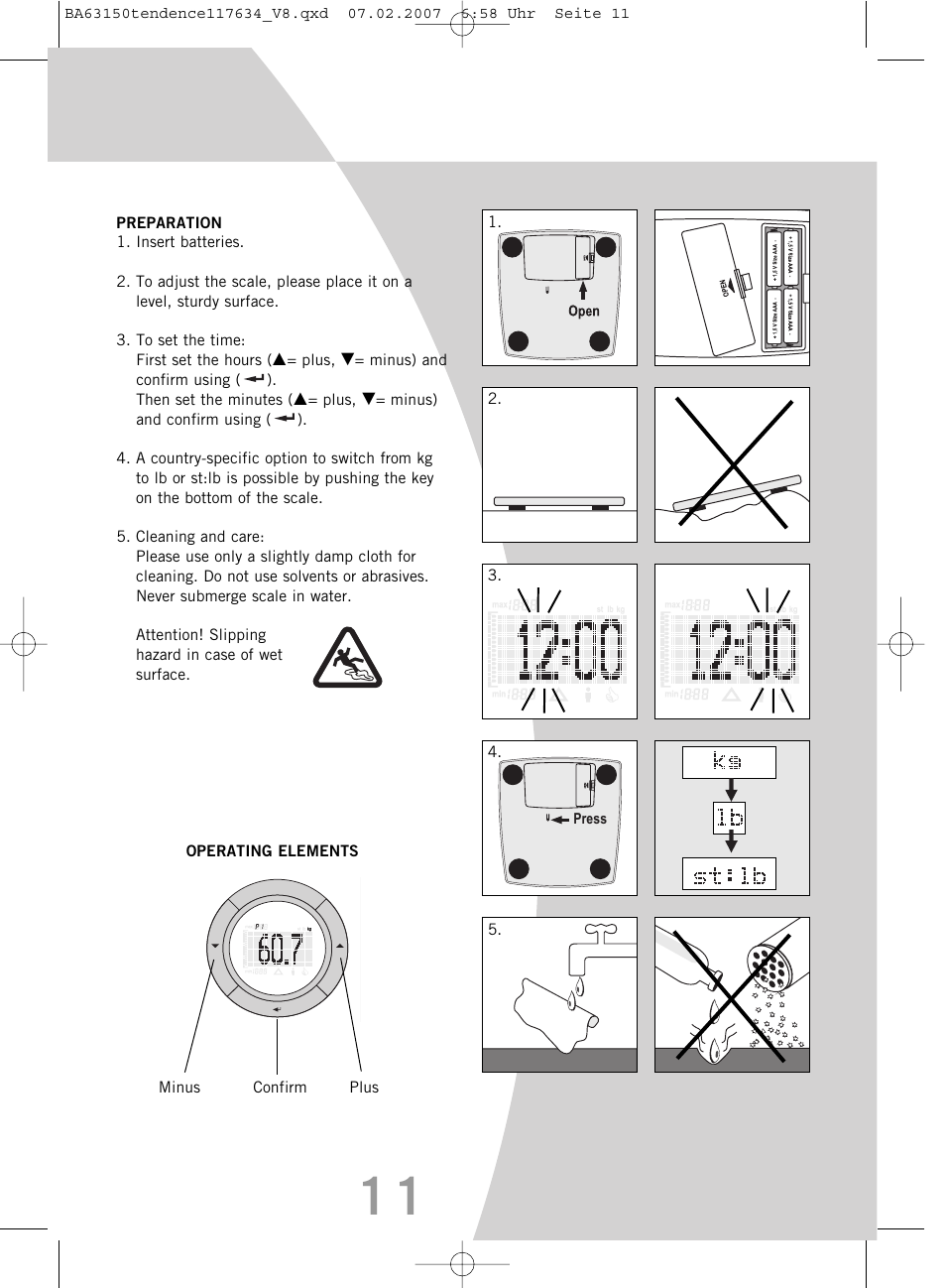 SOEHNLE Tendence User Manual | Page 11 / 132