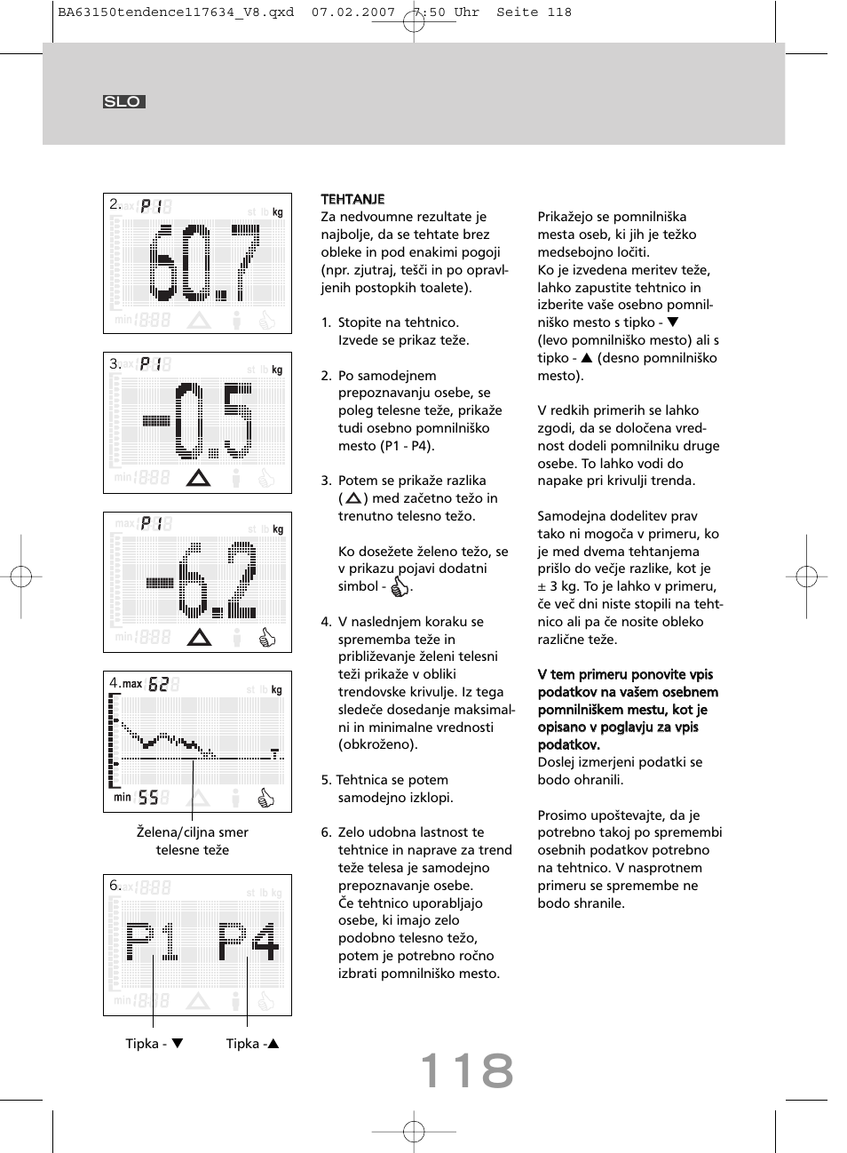 SOEHNLE Tendence User Manual | Page 118 / 132