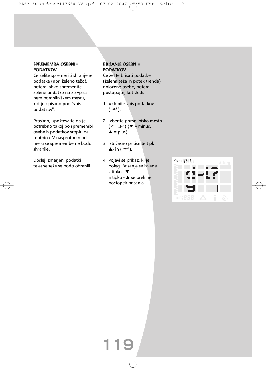 SOEHNLE Tendence User Manual | Page 119 / 132