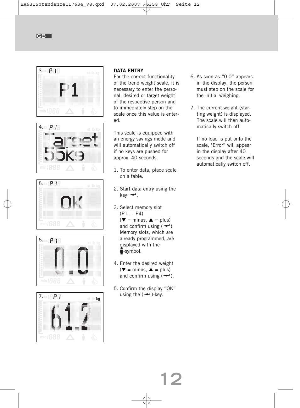 SOEHNLE Tendence User Manual | Page 12 / 132