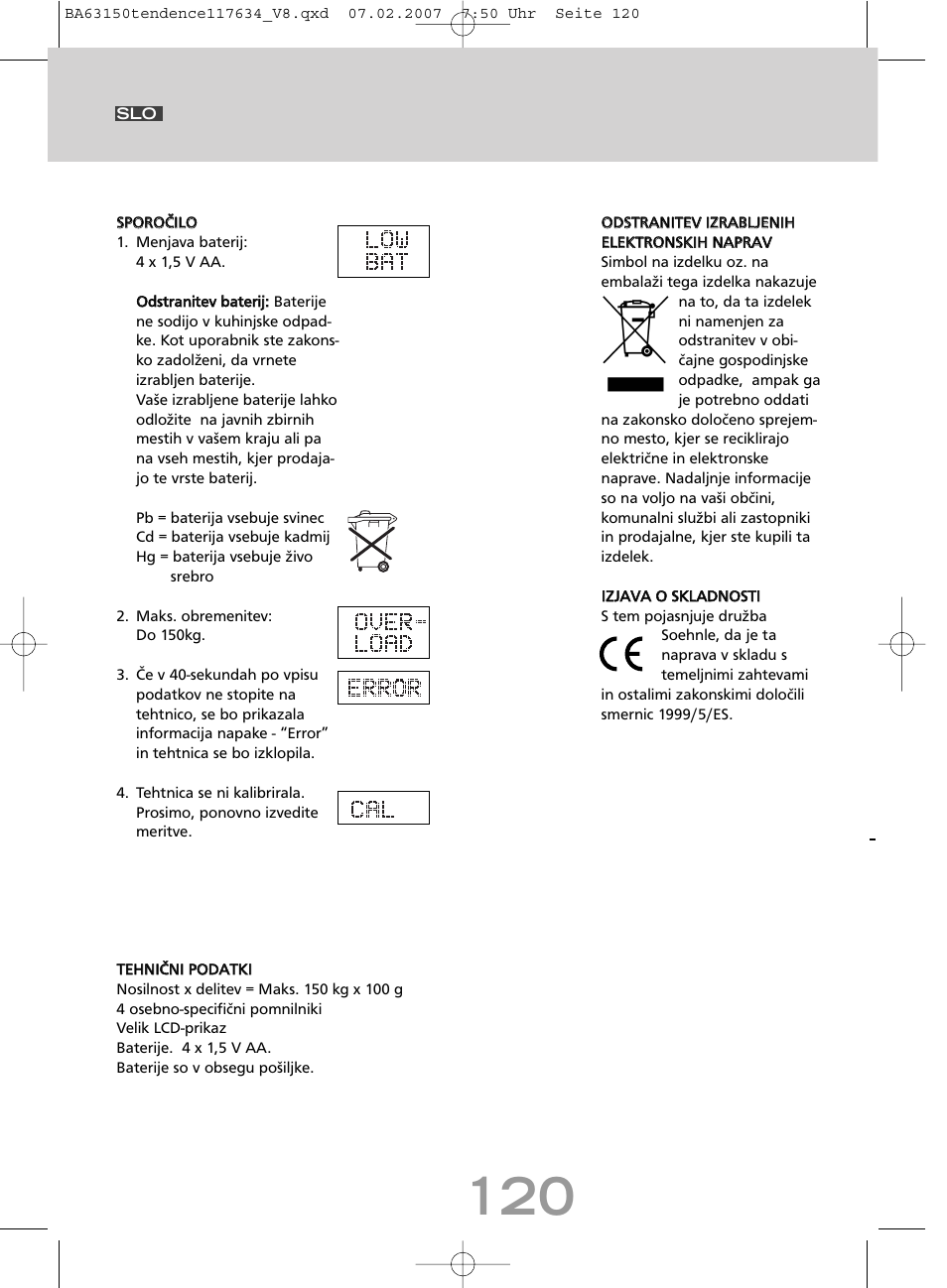 SOEHNLE Tendence User Manual | Page 120 / 132