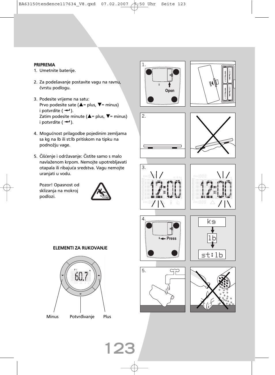 SOEHNLE Tendence User Manual | Page 123 / 132