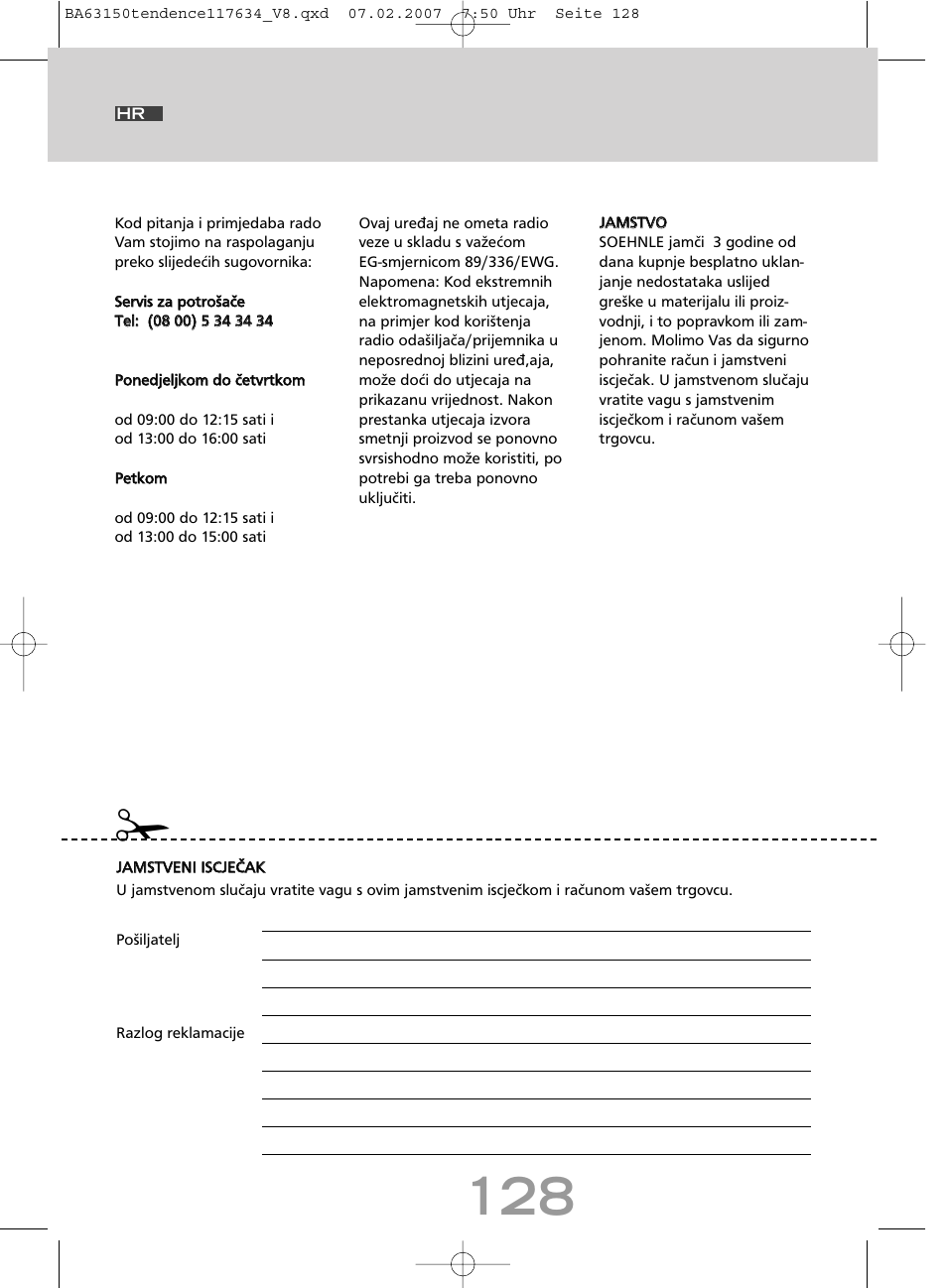 SOEHNLE Tendence User Manual | Page 128 / 132