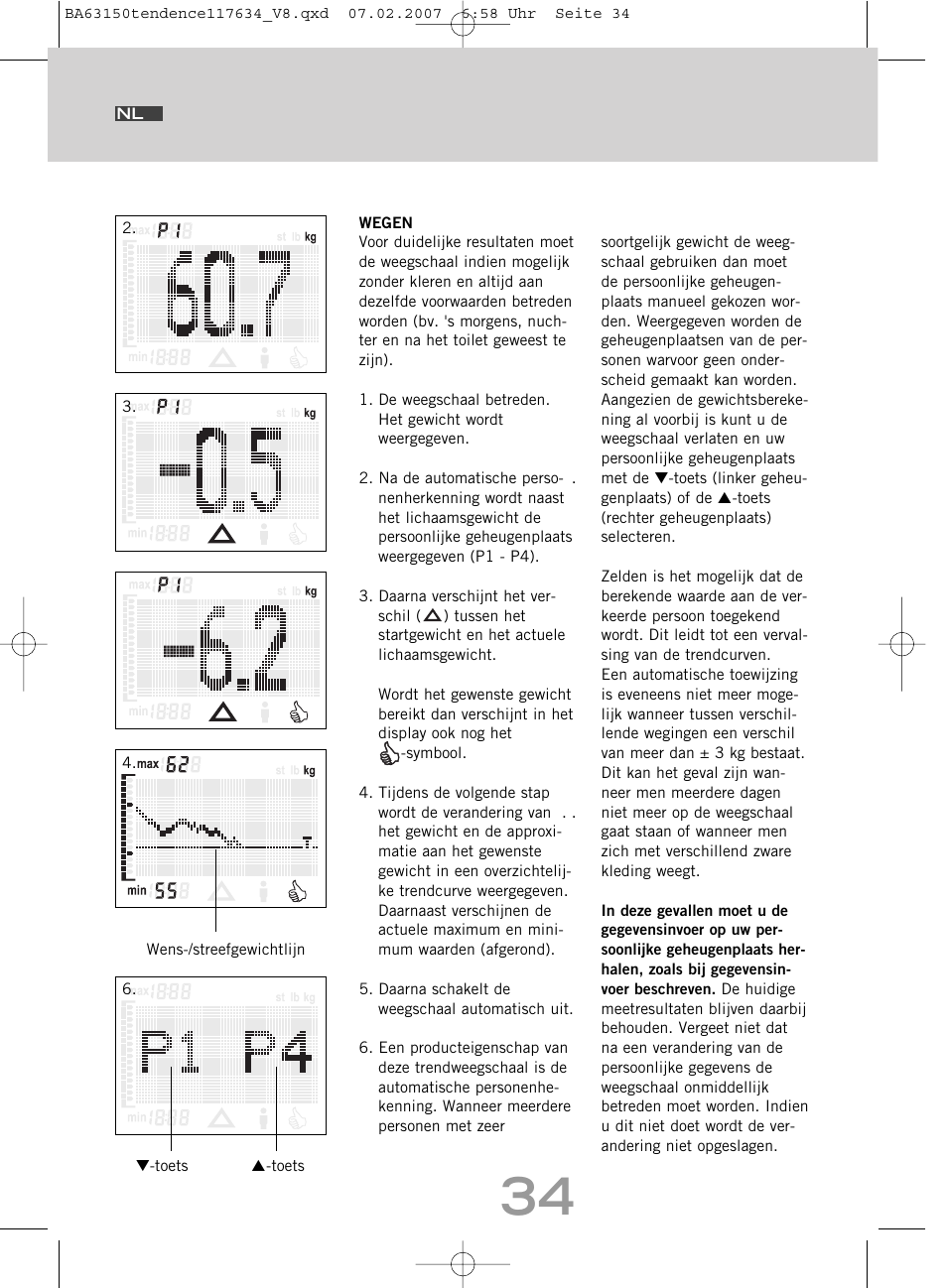 SOEHNLE Tendence User Manual | Page 34 / 132