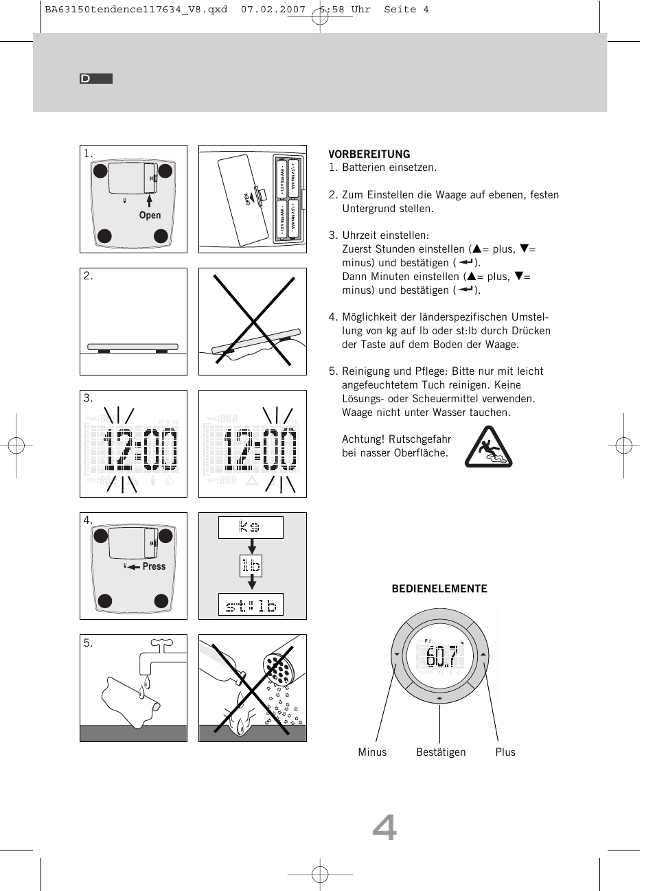 SOEHNLE Tendence User Manual | Page 4 / 132