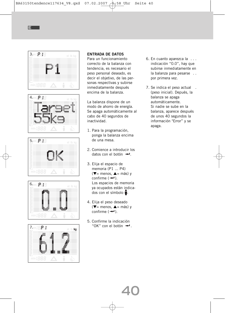 SOEHNLE Tendence User Manual | Page 40 / 132