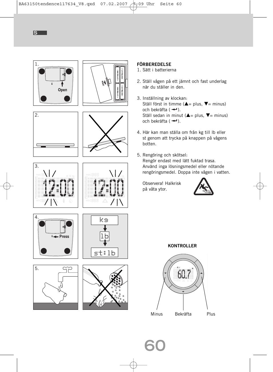 SOEHNLE Tendence User Manual | Page 60 / 132
