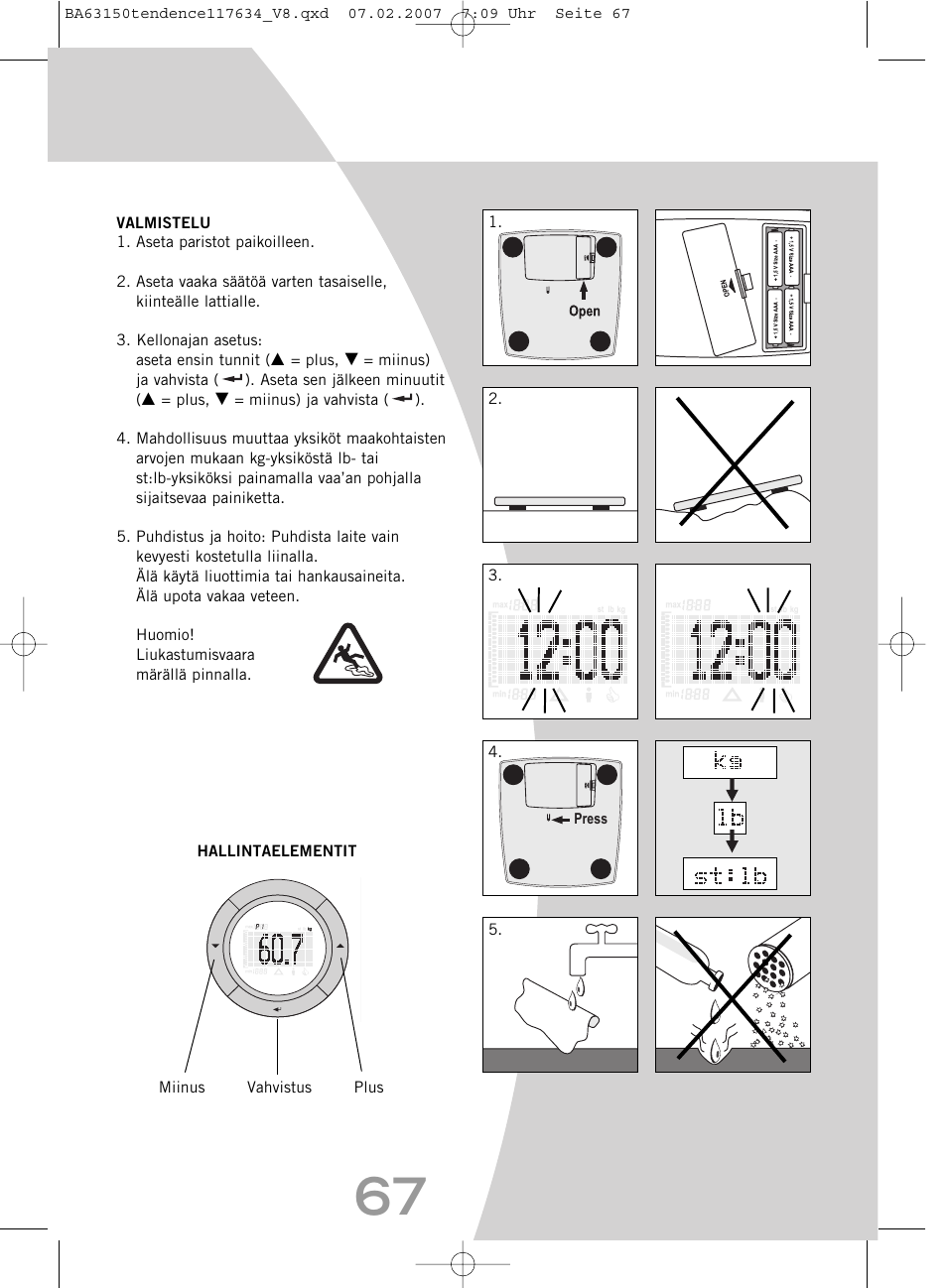SOEHNLE Tendence User Manual | Page 67 / 132