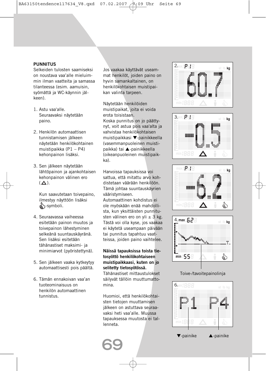 SOEHNLE Tendence User Manual | Page 69 / 132