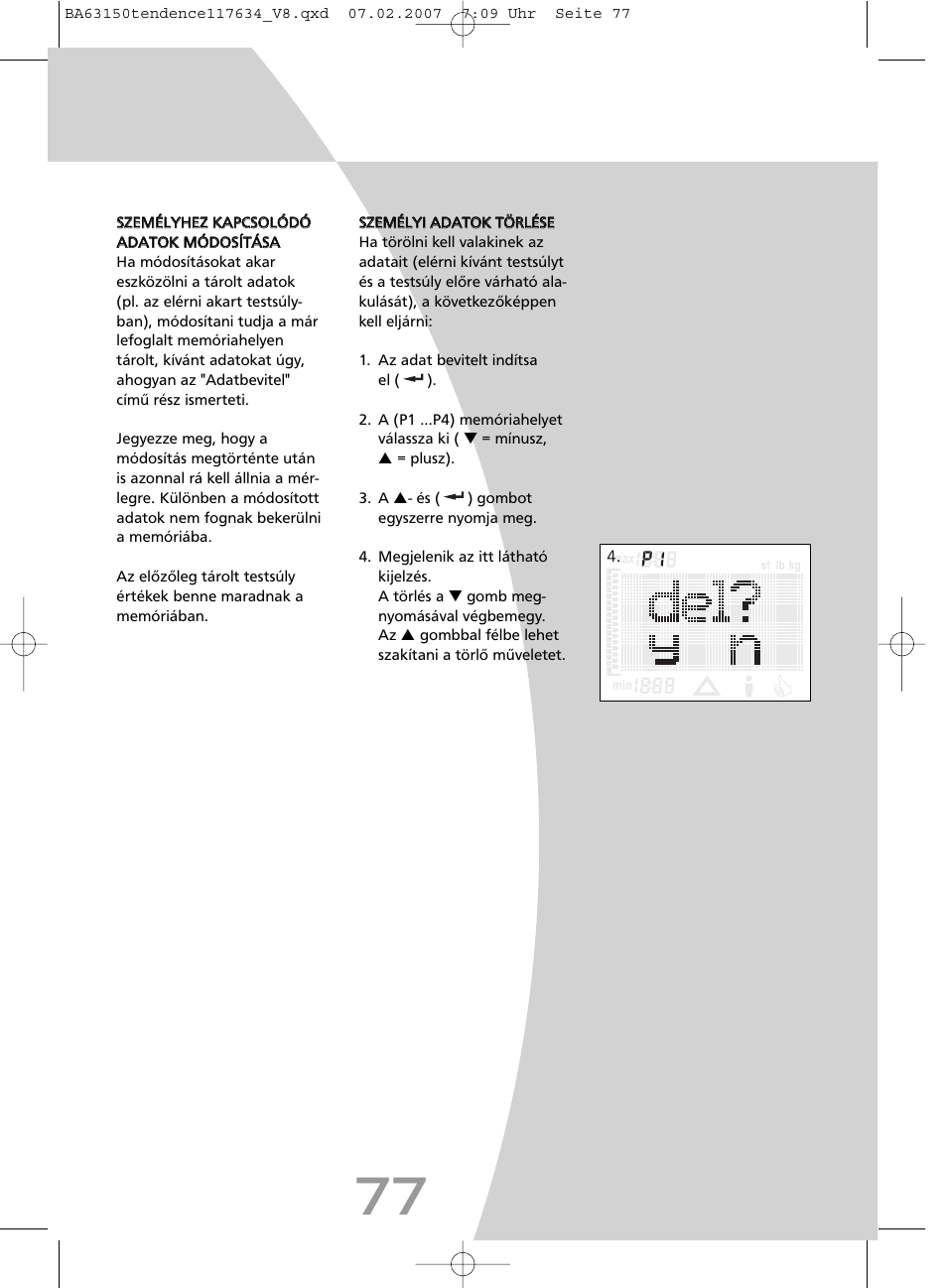 SOEHNLE Tendence User Manual | Page 77 / 132