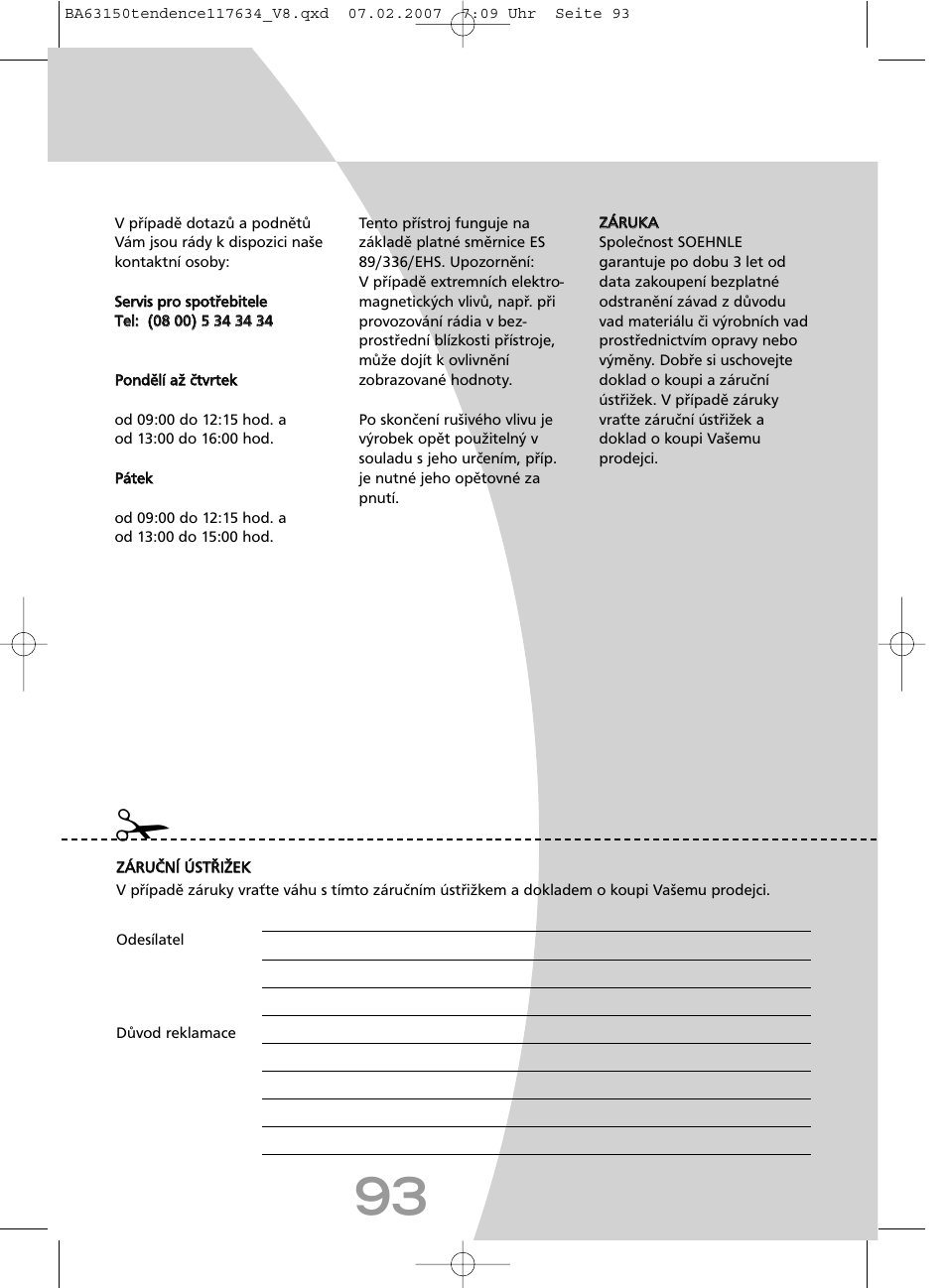 SOEHNLE Tendence User Manual | Page 93 / 132