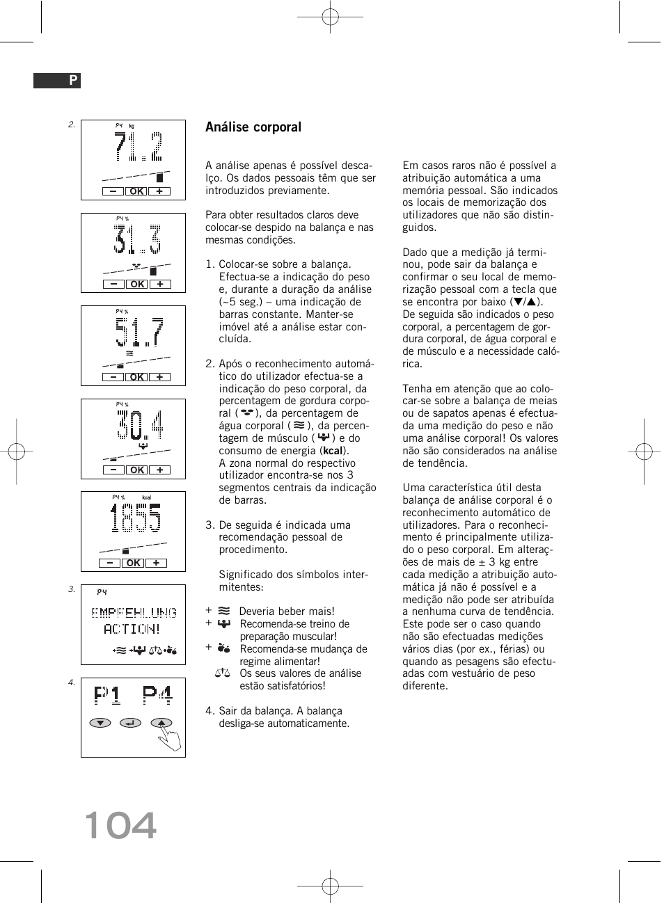 SOEHNLE Body Balance Comfort F5 User Manual | Page 104 / 292