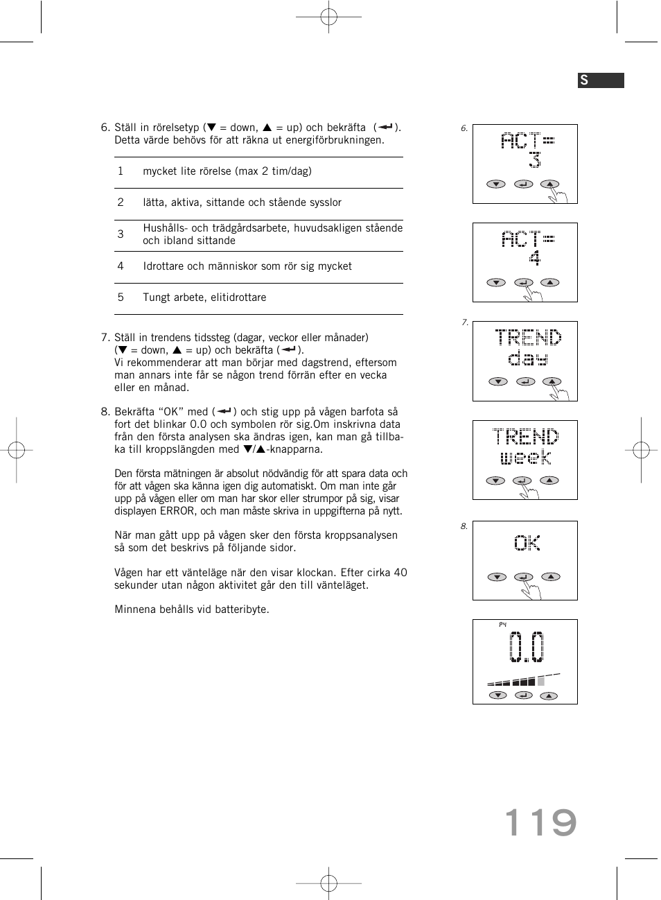 SOEHNLE Body Balance Comfort F5 User Manual | Page 119 / 292