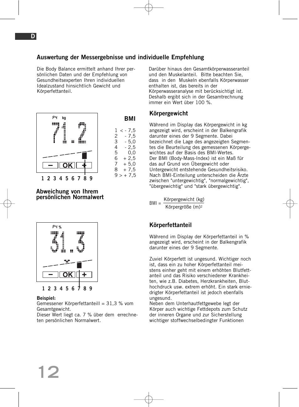 SOEHNLE Body Balance Comfort F5 User Manual | Page 12 / 292