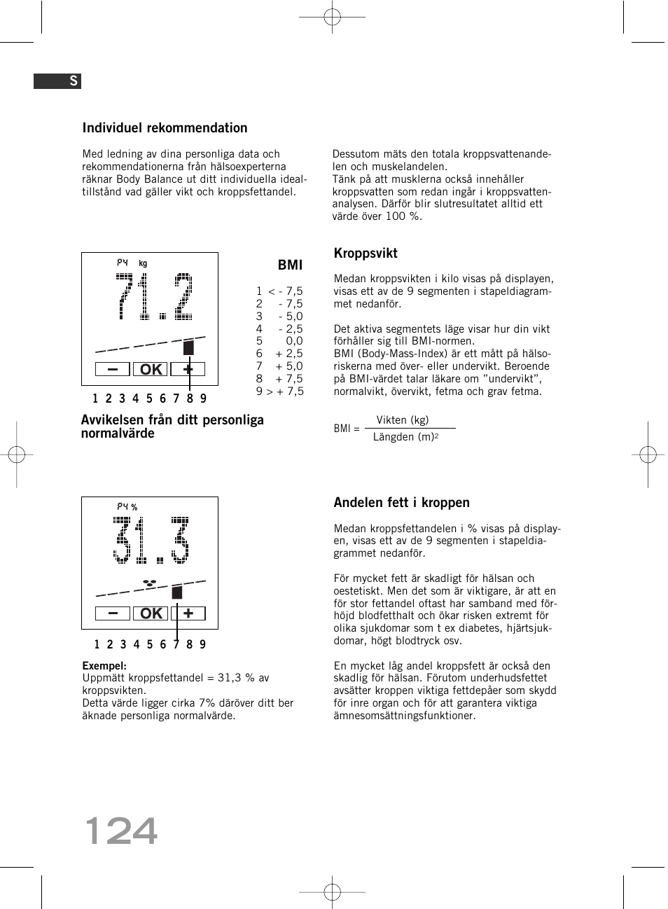 SOEHNLE Body Balance Comfort F5 User Manual | Page 124 / 292