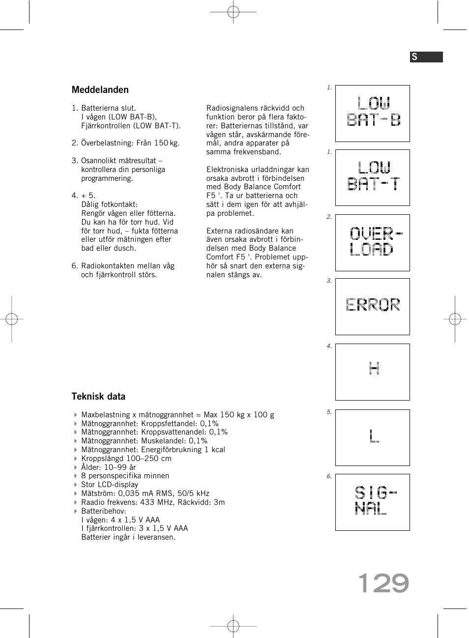 SOEHNLE Body Balance Comfort F5 User Manual | Page 129 / 292