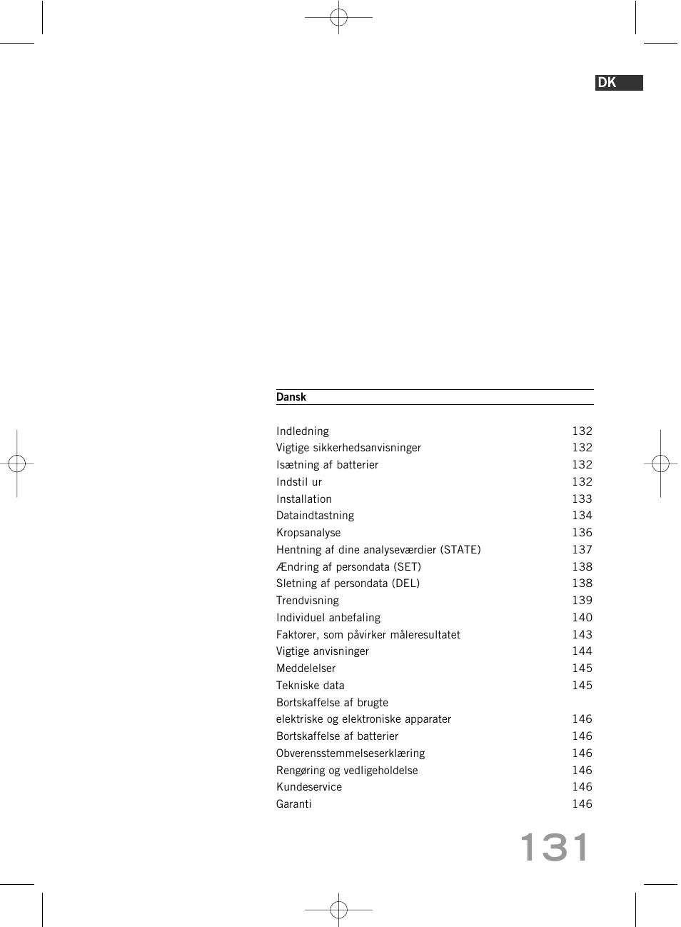 SOEHNLE Body Balance Comfort F5 User Manual | Page 131 / 292