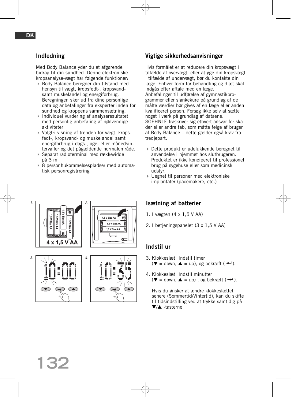 SOEHNLE Body Balance Comfort F5 User Manual | Page 132 / 292