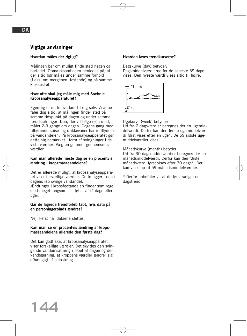 SOEHNLE Body Balance Comfort F5 User Manual | Page 144 / 292
