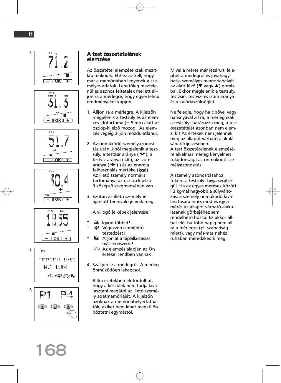SOEHNLE Body Balance Comfort F5 User Manual | Page 168 / 292