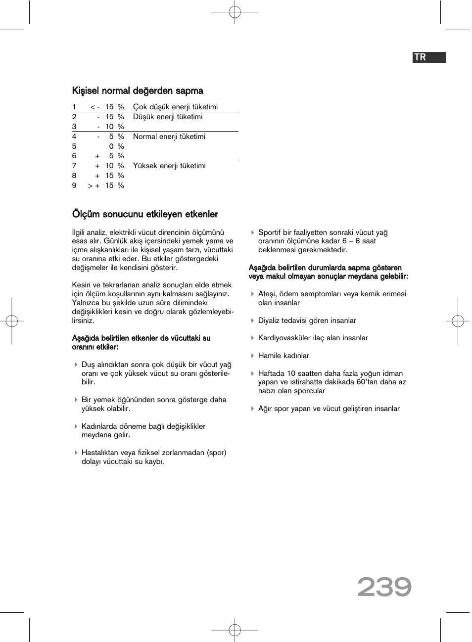 SOEHNLE Body Balance Comfort F5 User Manual | Page 239 / 292