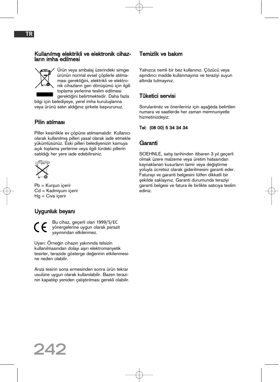 SOEHNLE Body Balance Comfort F5 User Manual | Page 242 / 292