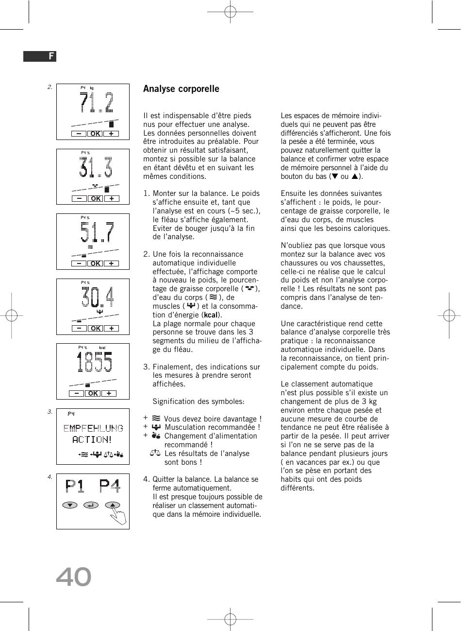 SOEHNLE Body Balance Comfort F5 User Manual | Page 40 / 292