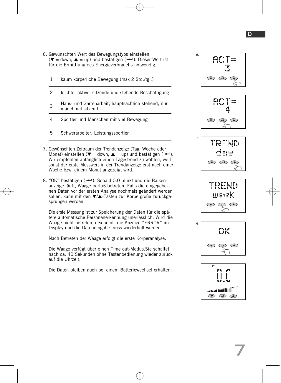SOEHNLE Body Balance Comfort F5 User Manual | Page 7 / 292