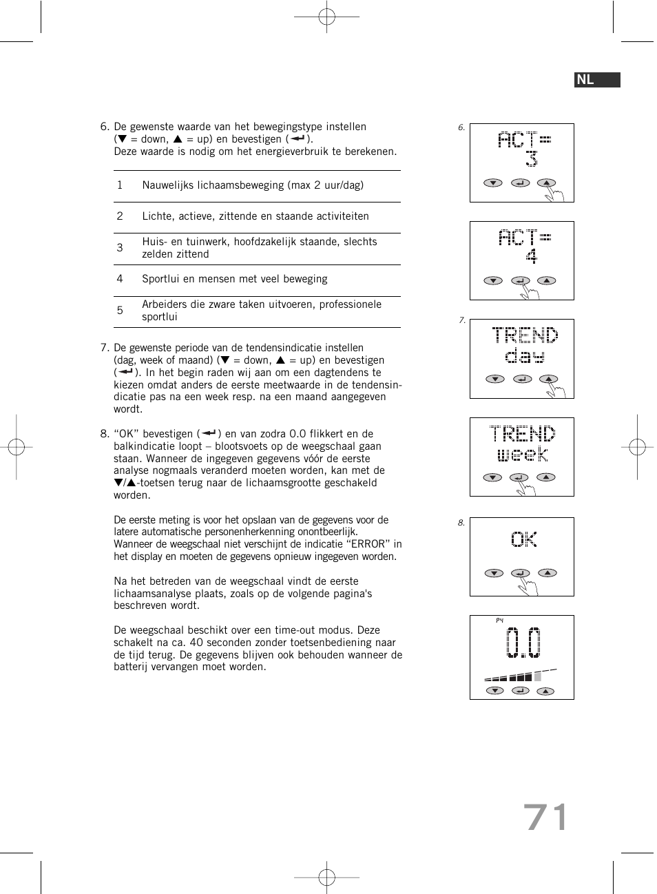 SOEHNLE Body Balance Comfort F5 User Manual | Page 71 / 292