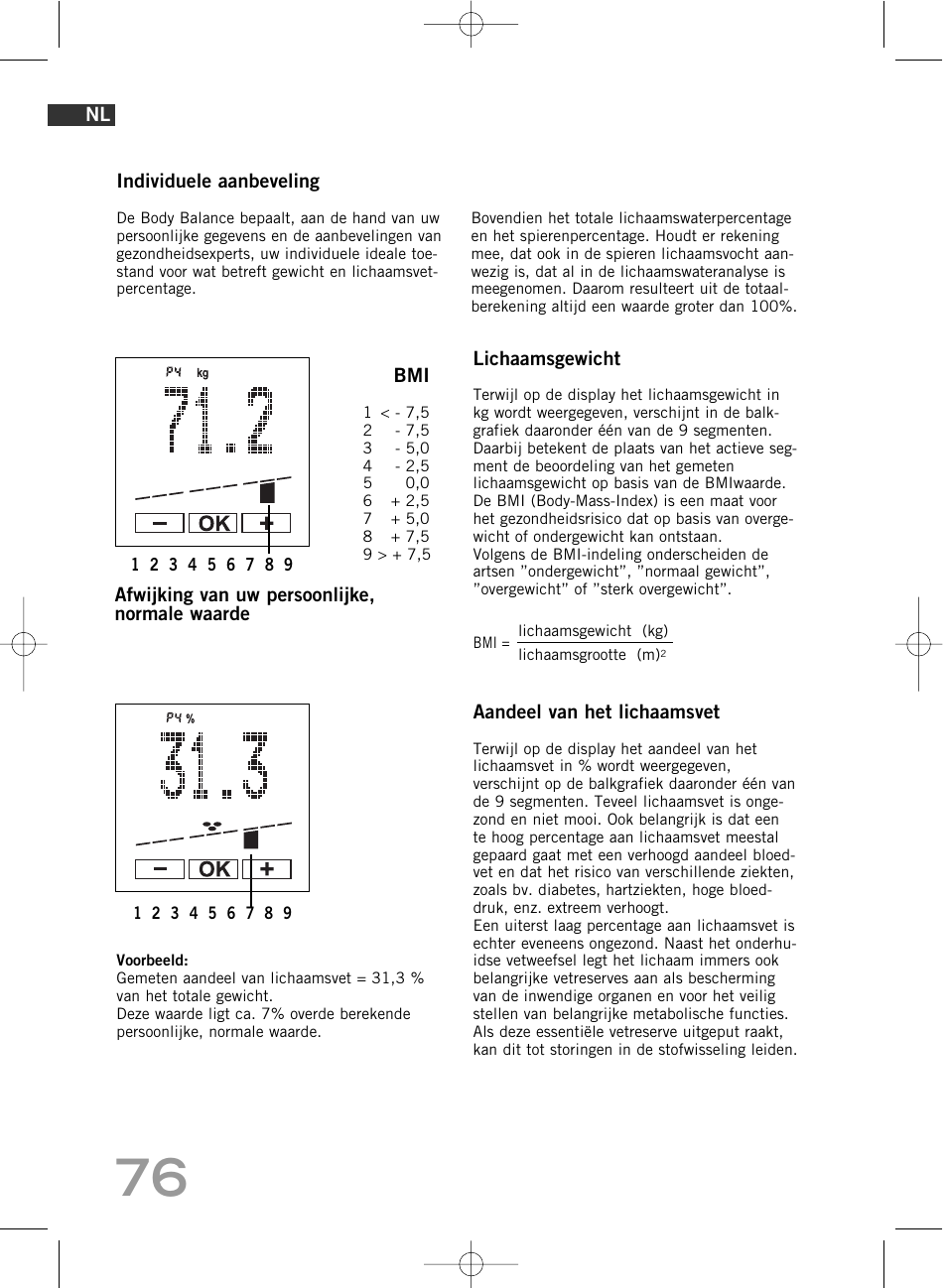 SOEHNLE Body Balance Comfort F5 User Manual | Page 76 / 292