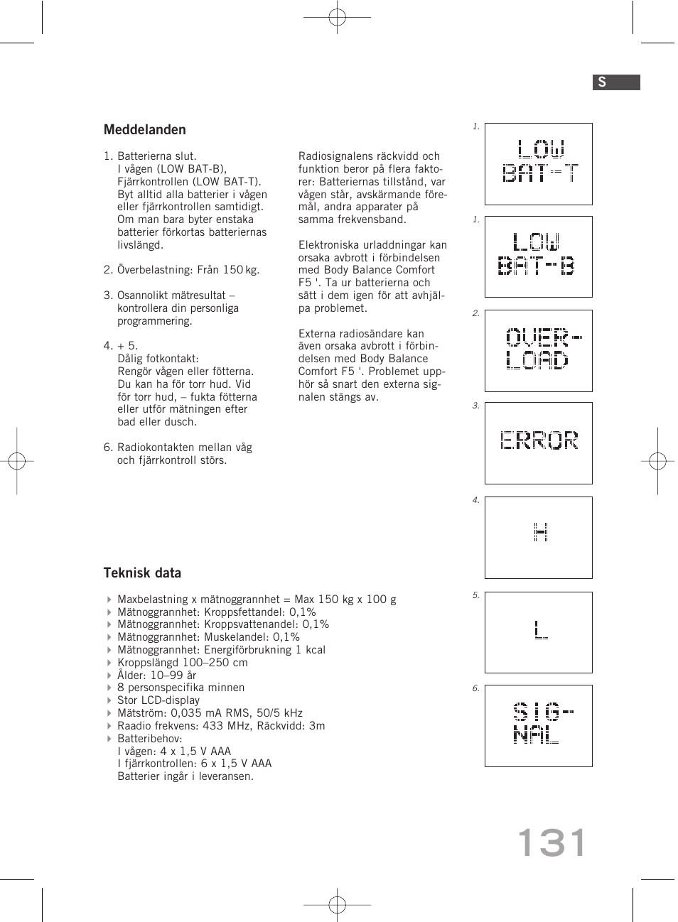 SOEHNLE Body Balance Comfort FS5 User Manual | Page 130 / 292