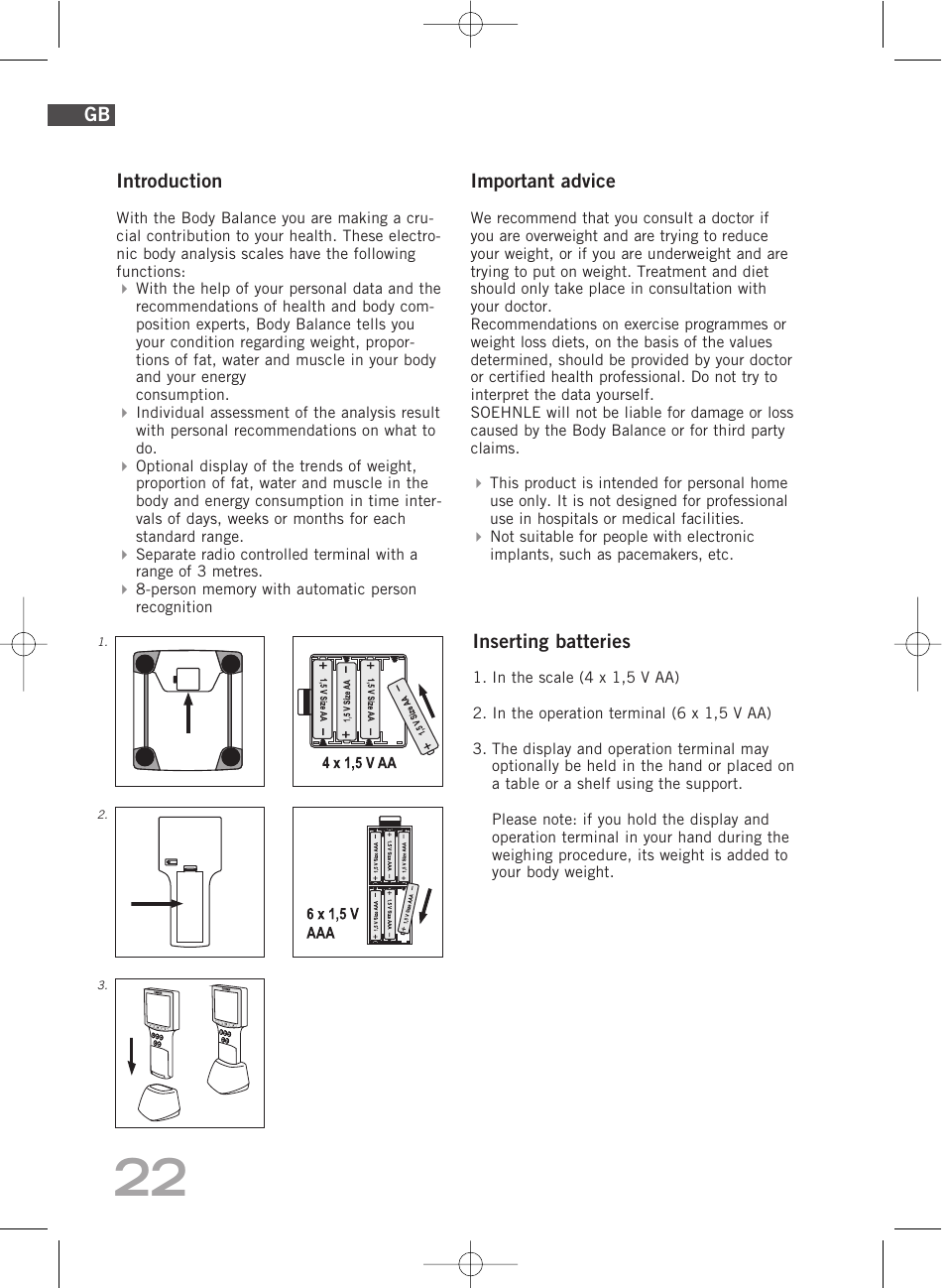 SOEHNLE Body Balance Comfort FS5 User Manual | Page 21 / 292
