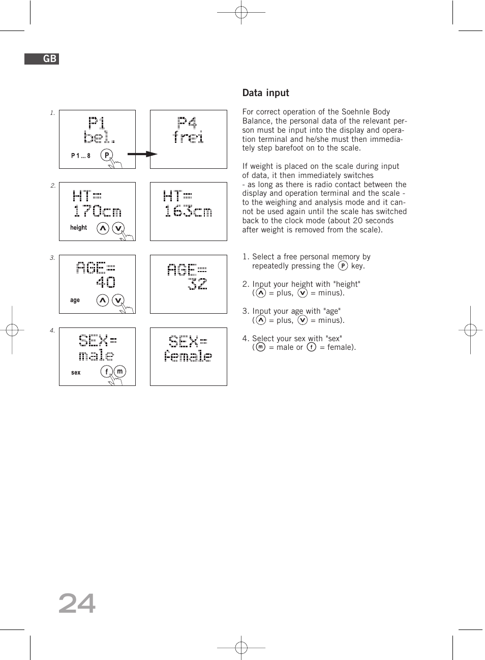 SOEHNLE Body Balance Comfort FS5 User Manual | Page 23 / 292