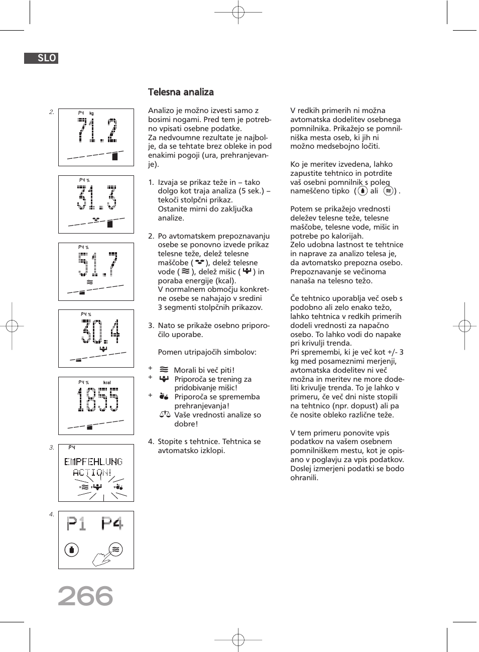 SOEHNLE Body Balance Comfort FS5 User Manual | Page 265 / 292