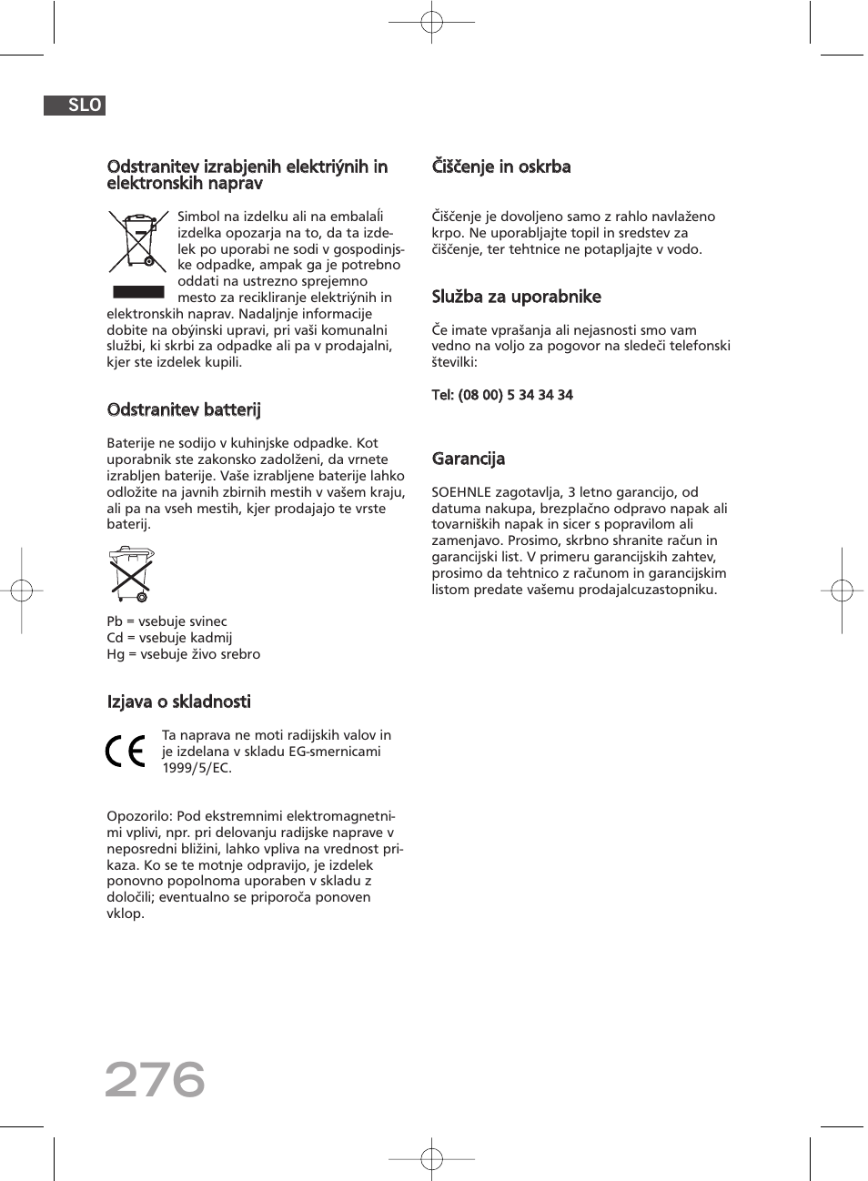 SOEHNLE Body Balance Comfort FS5 User Manual | Page 275 / 292