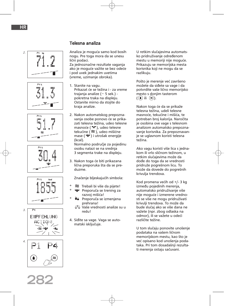 SOEHNLE Body Balance Comfort FS5 User Manual | Page 281 / 292