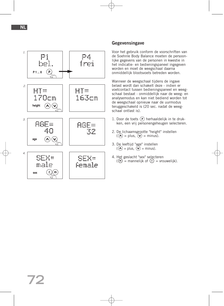 SOEHNLE Body Balance Comfort FS5 User Manual | Page 71 / 292