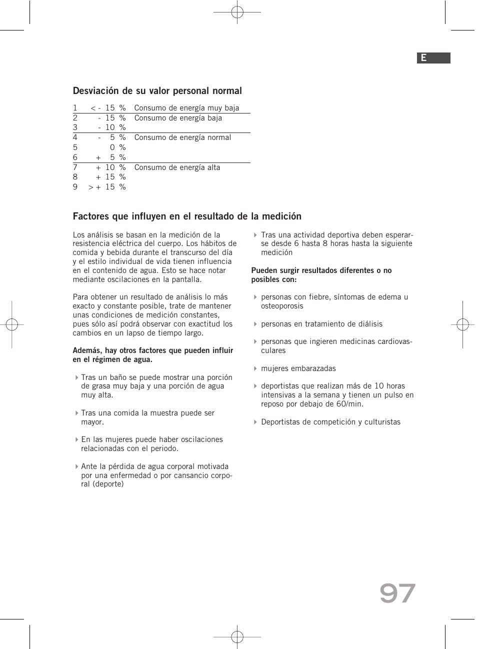 SOEHNLE Body Balance Comfort FS5 User Manual | Page 96 / 292