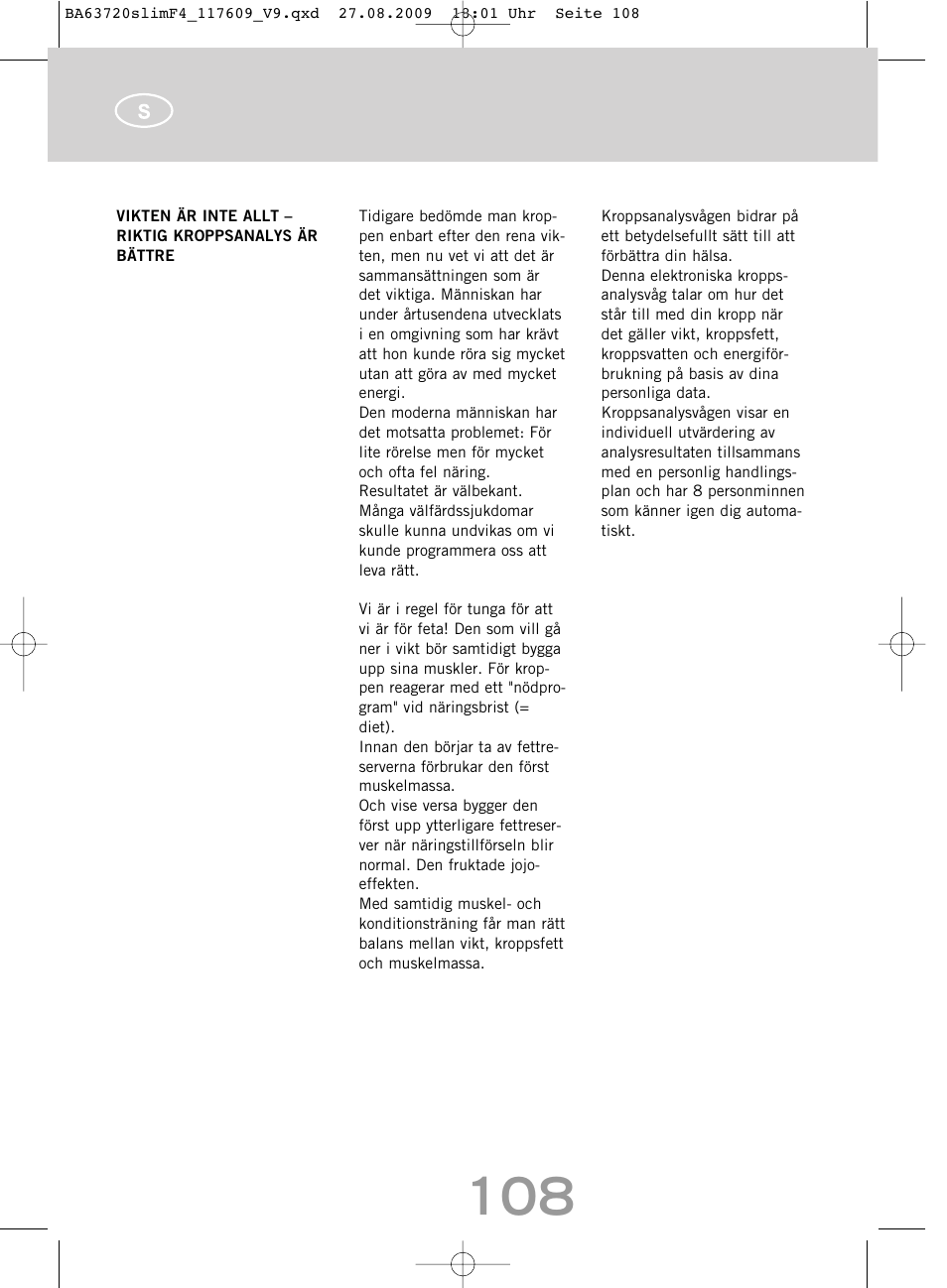 SOEHNLE Body Balance Slim F4 User Manual | Page 108 / 240
