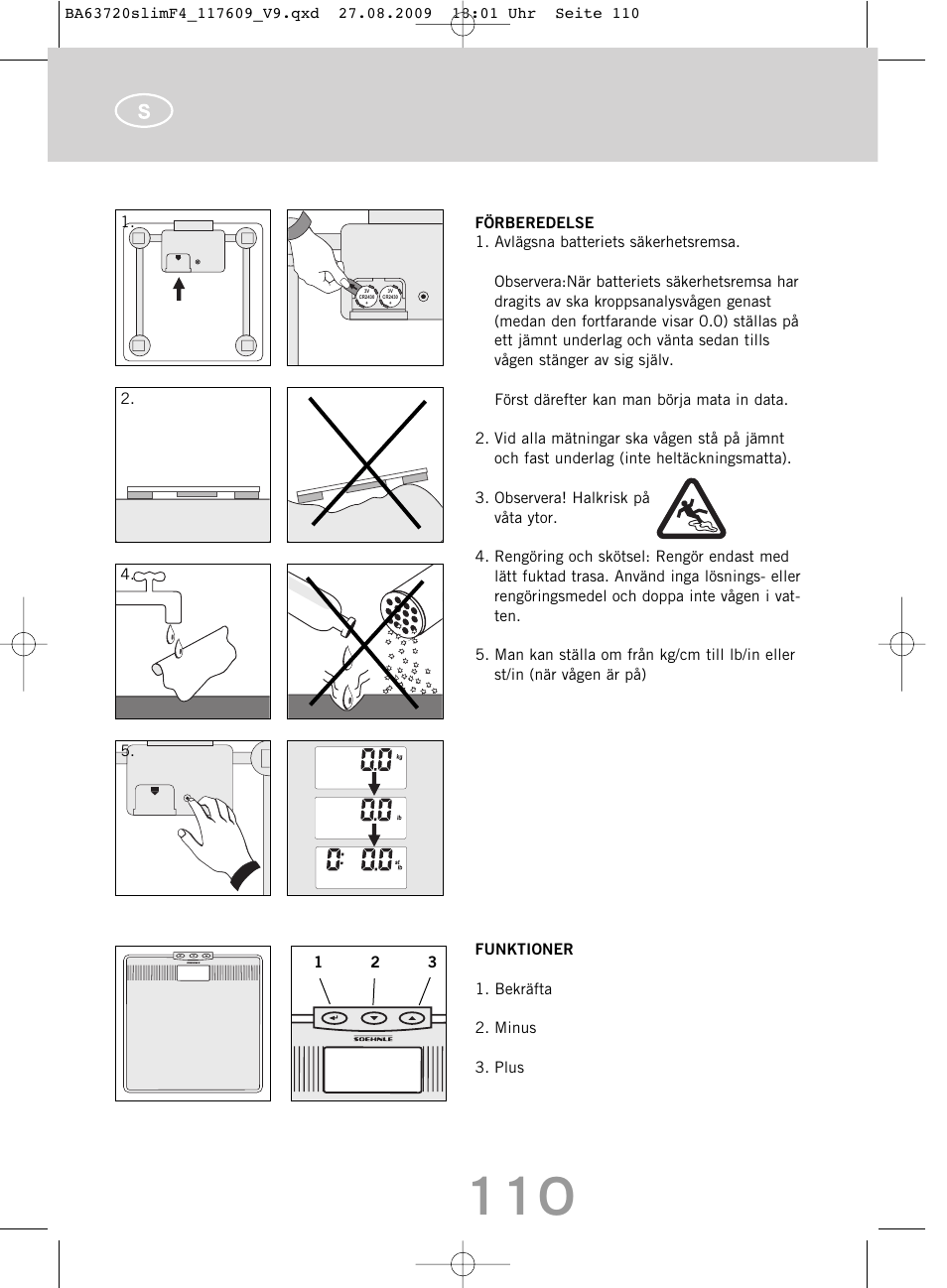 SOEHNLE Body Balance Slim F4 User Manual | Page 110 / 240