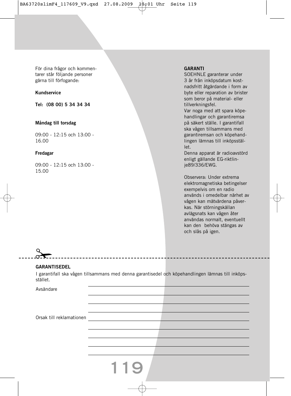 SOEHNLE Body Balance Slim F4 User Manual | Page 119 / 240