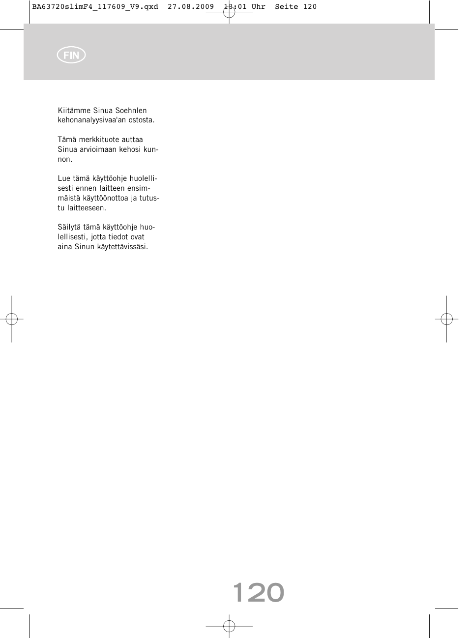 SOEHNLE Body Balance Slim F4 User Manual | Page 120 / 240