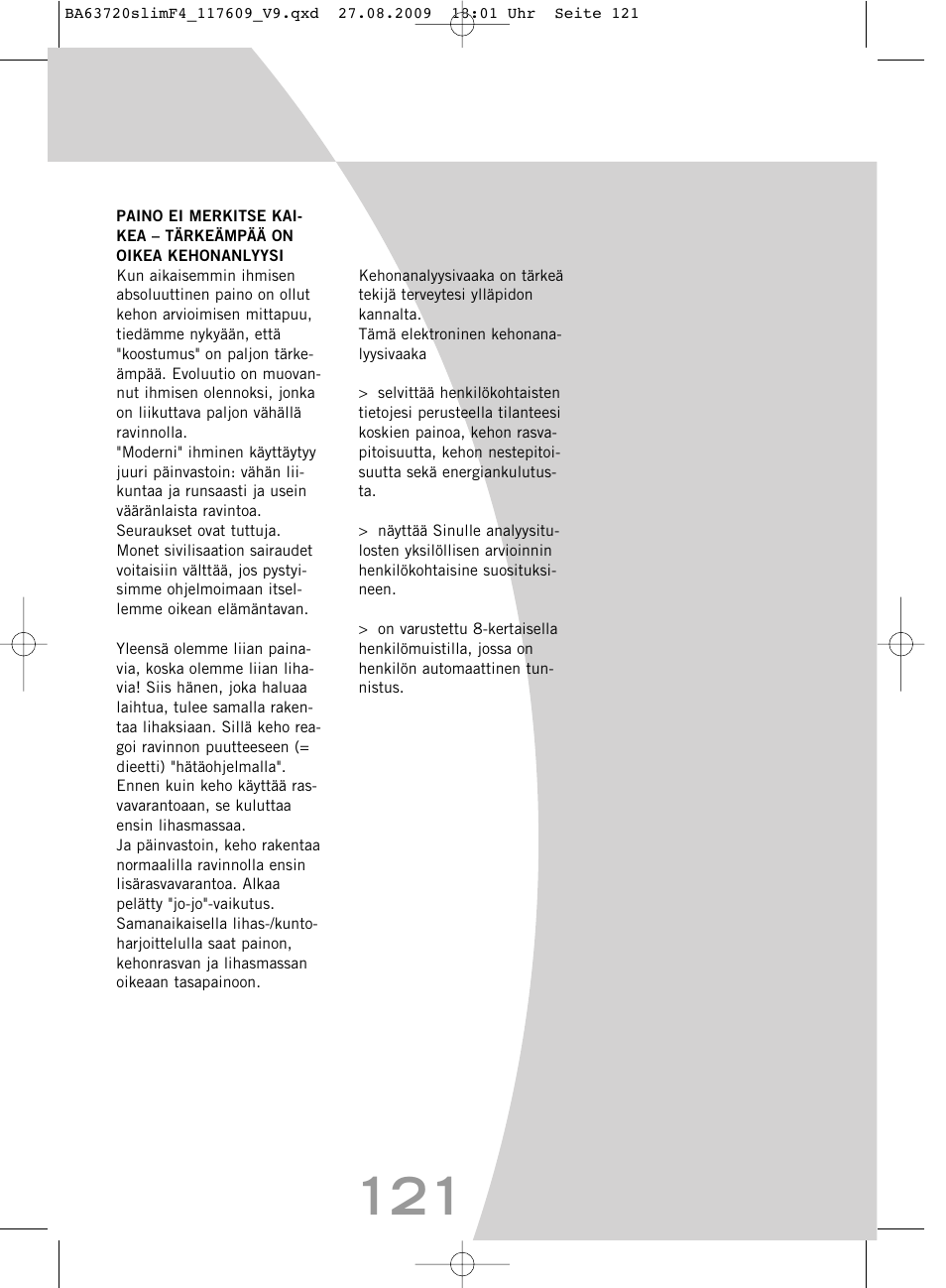 SOEHNLE Body Balance Slim F4 User Manual | Page 121 / 240