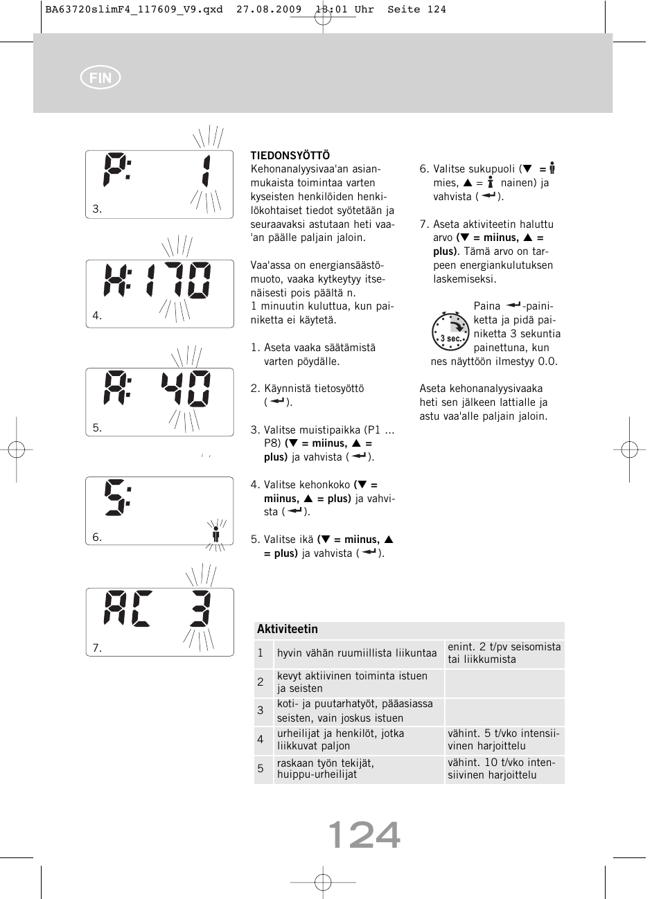 SOEHNLE Body Balance Slim F4 User Manual | Page 124 / 240