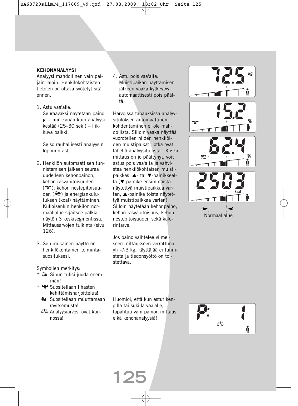 SOEHNLE Body Balance Slim F4 User Manual | Page 125 / 240