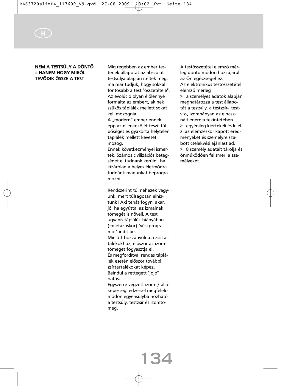 SOEHNLE Body Balance Slim F4 User Manual | Page 134 / 240