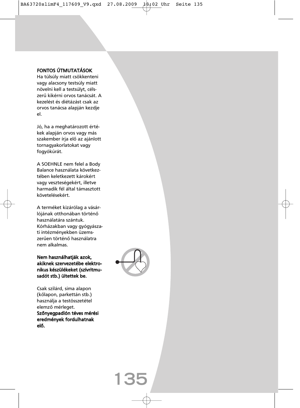 SOEHNLE Body Balance Slim F4 User Manual | Page 135 / 240