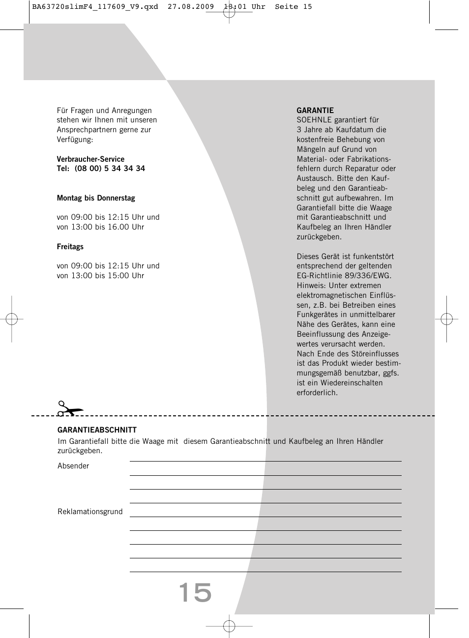 SOEHNLE Body Balance Slim F4 User Manual | Page 15 / 240
