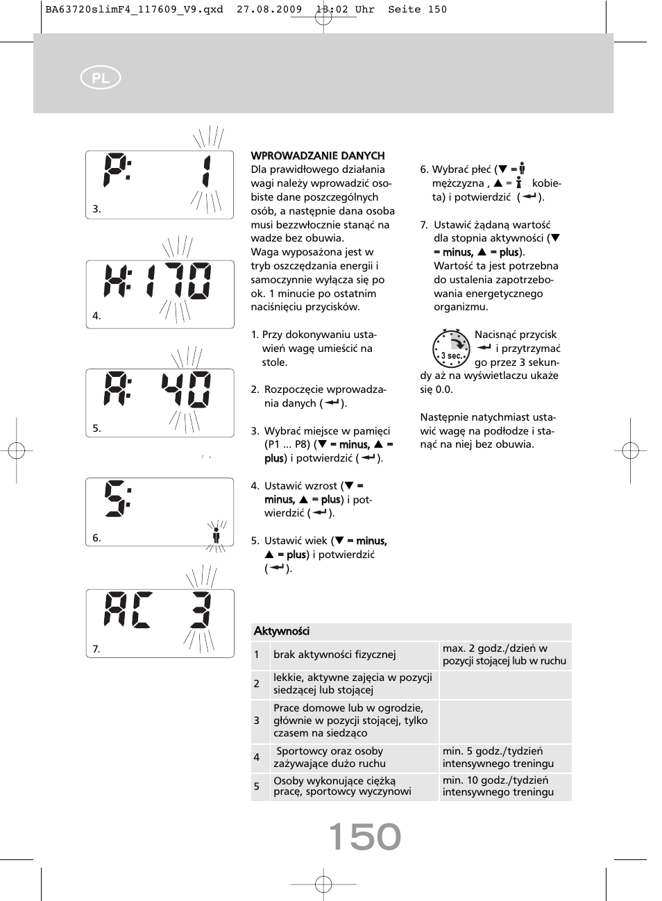 SOEHNLE Body Balance Slim F4 User Manual | Page 150 / 240