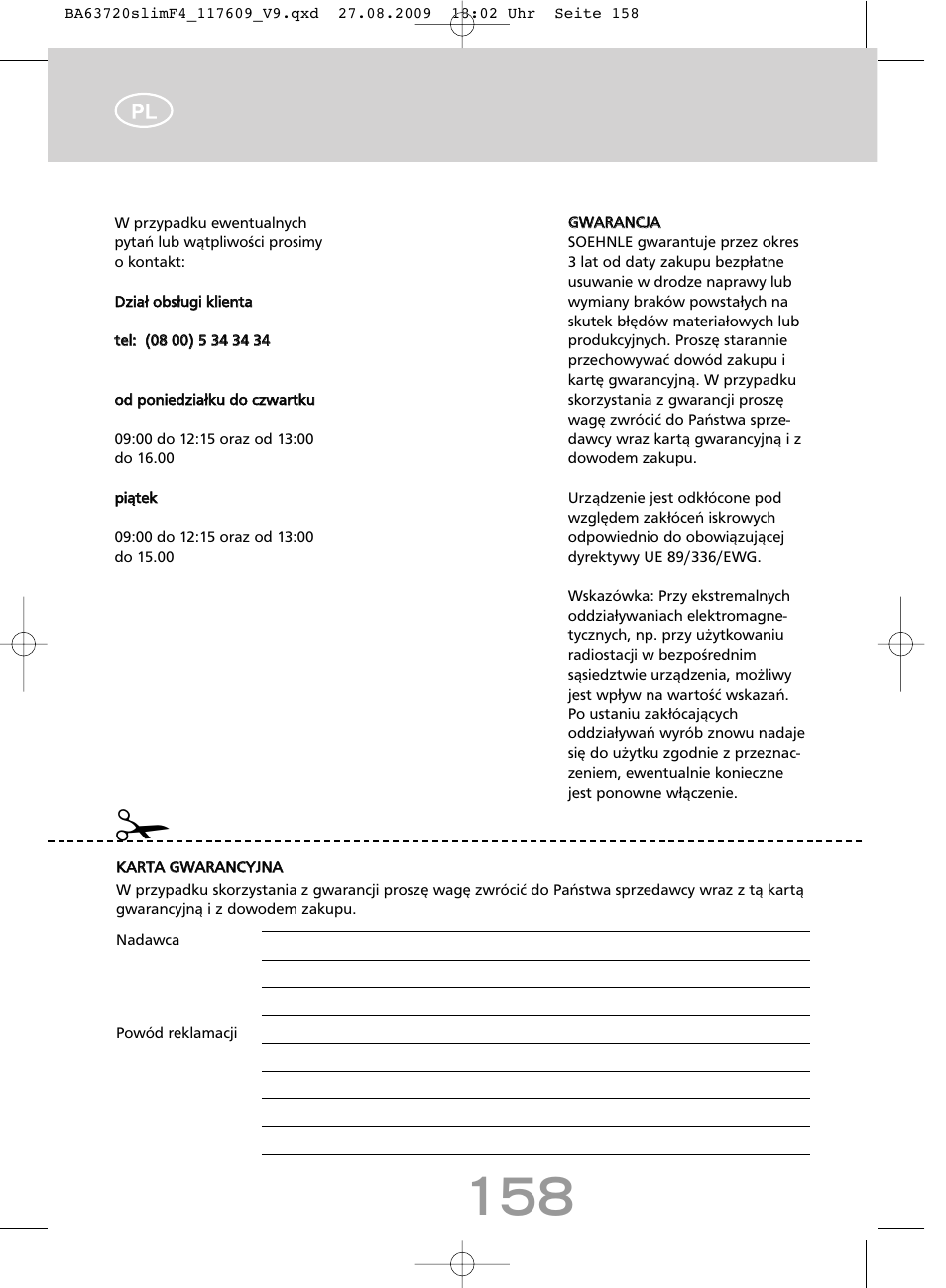 SOEHNLE Body Balance Slim F4 User Manual | Page 158 / 240